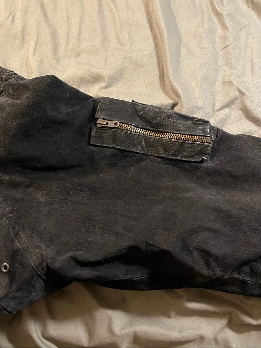 Singulier Air Mail All Over The World Rare Vintage Sz. Large Leather Jacket